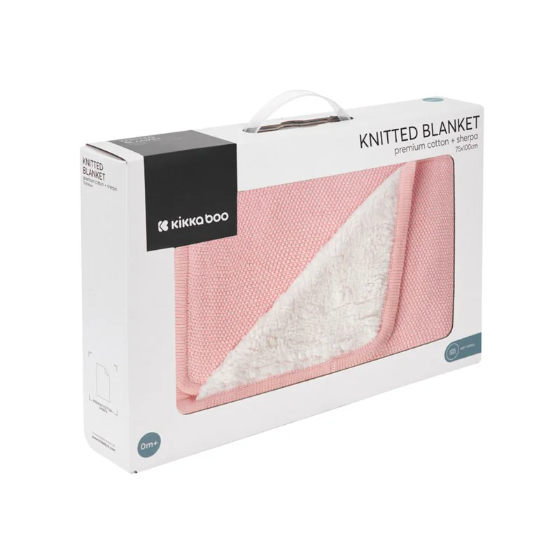 kikka-boo-pletena-deka-od-sherpa-pamuka-dream-big-pink