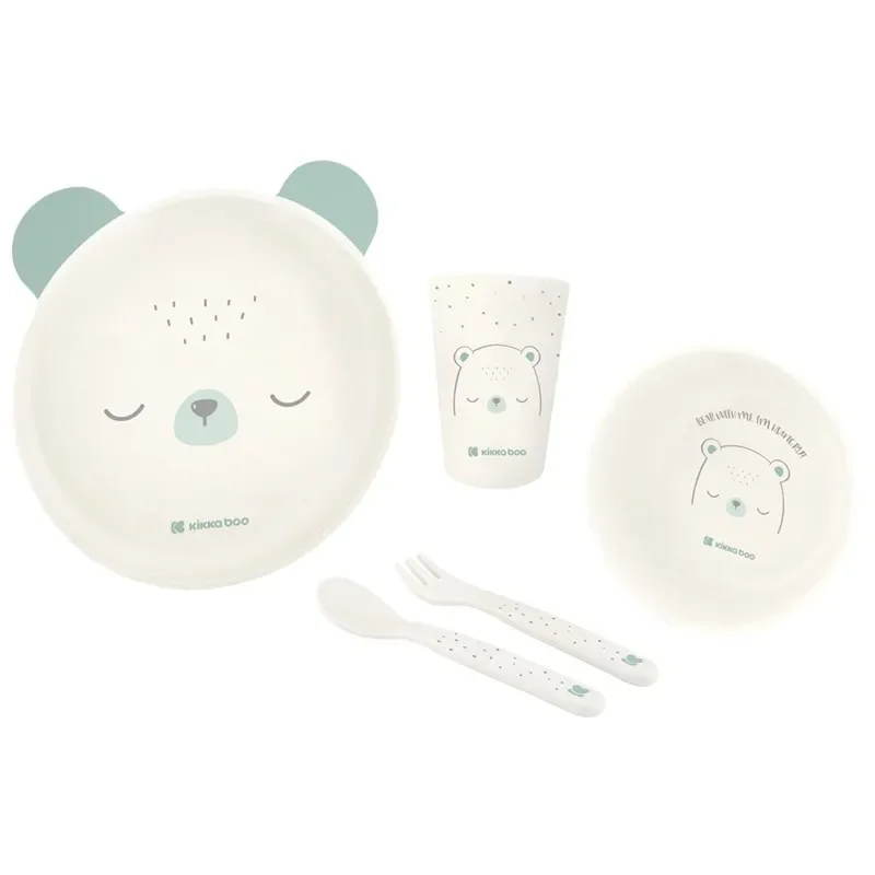 kikka-boo-set-za-jelo-bear-with-me-mint
