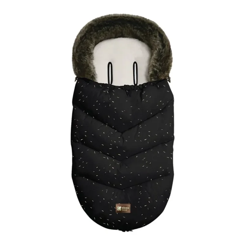 kikka-boo-zimska-navlaka-luxury-sa-krznomblack