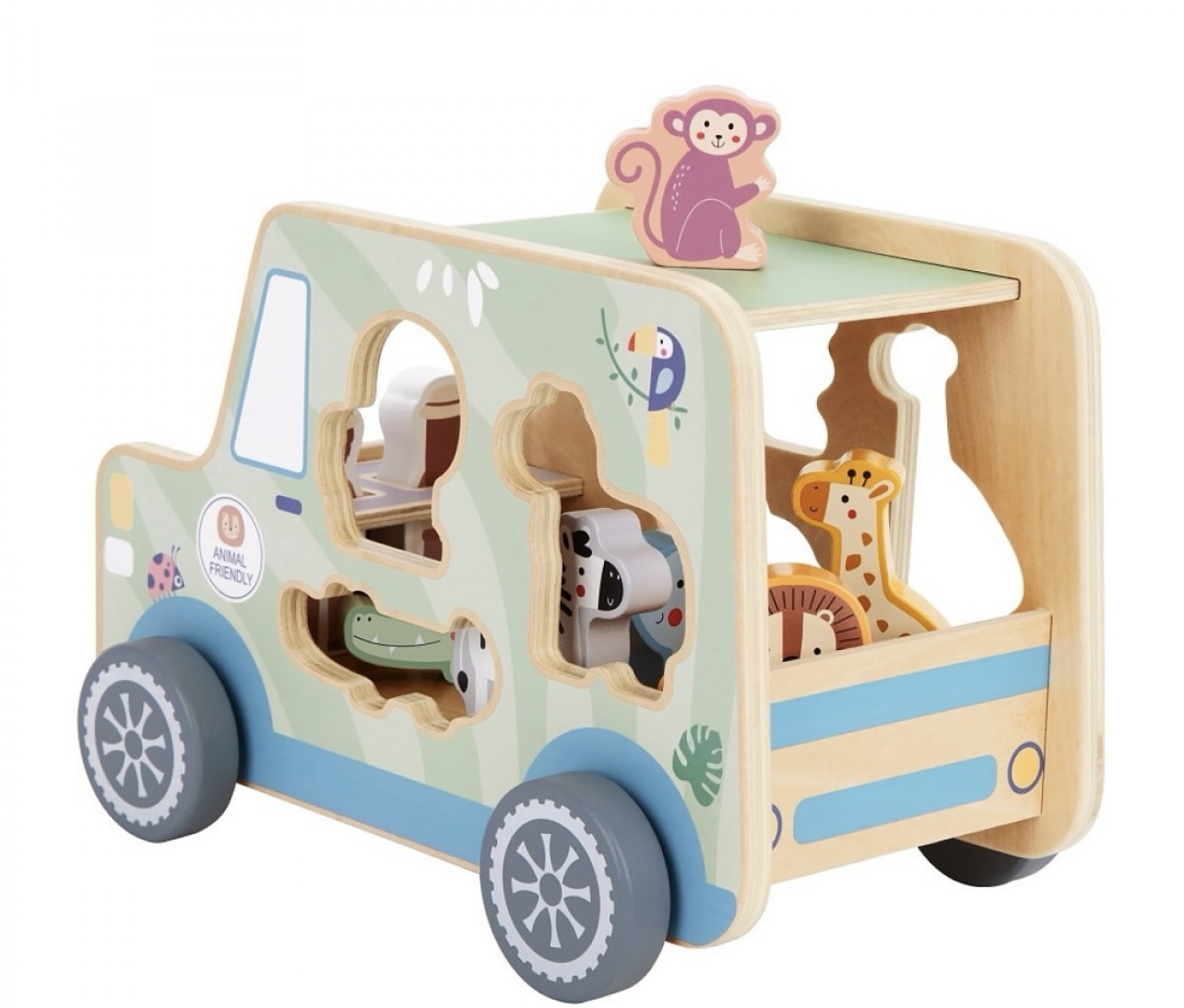 drveni-jeep-sa-zivotinjama